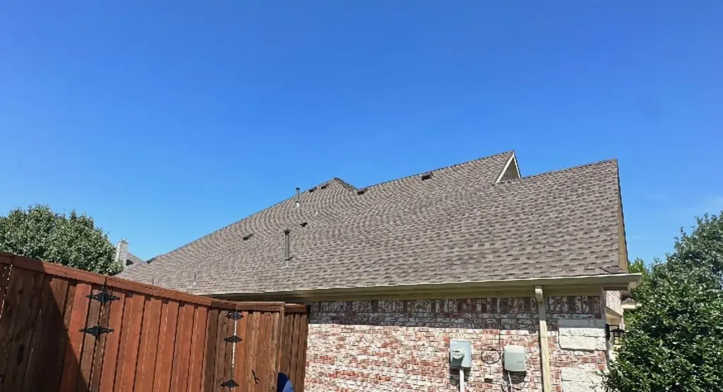 Completed roof replacement project in Bradley